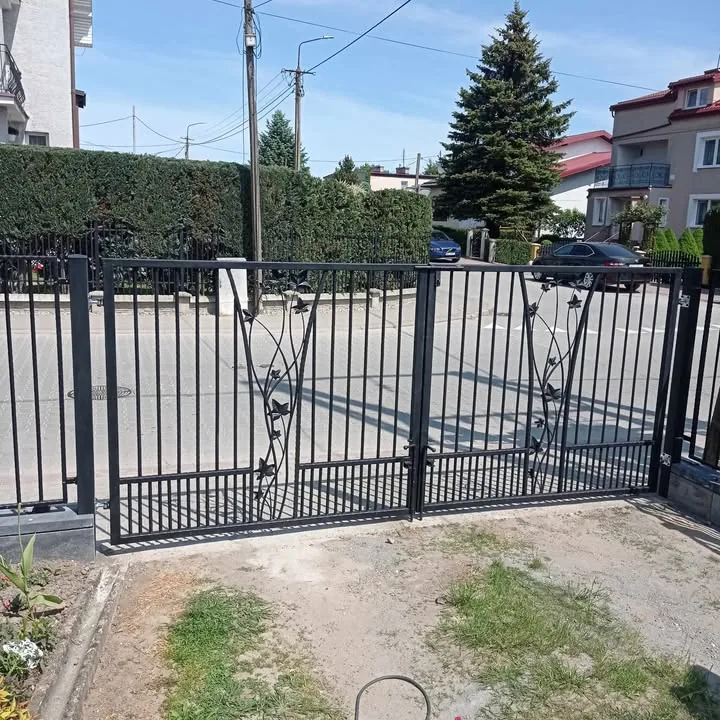 Brama frontowa z detalem
